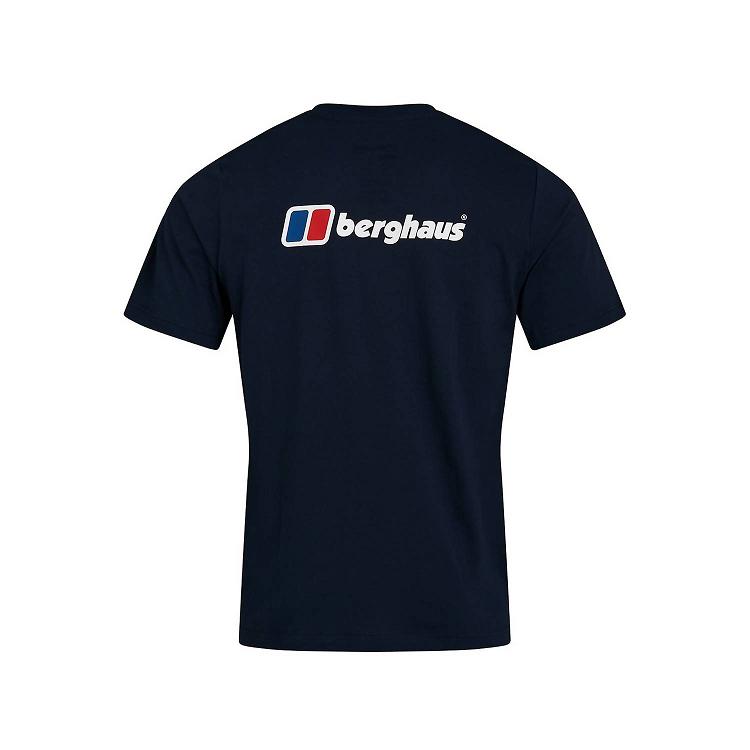 Pánska Tričko Berghaus Organic Logo Tmavo Modre Slovensko 8625XZKIY